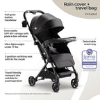Mompush Lithe V2 Lightweight Travel Stroller, Compact Foldable Baby Stroller - Image 2