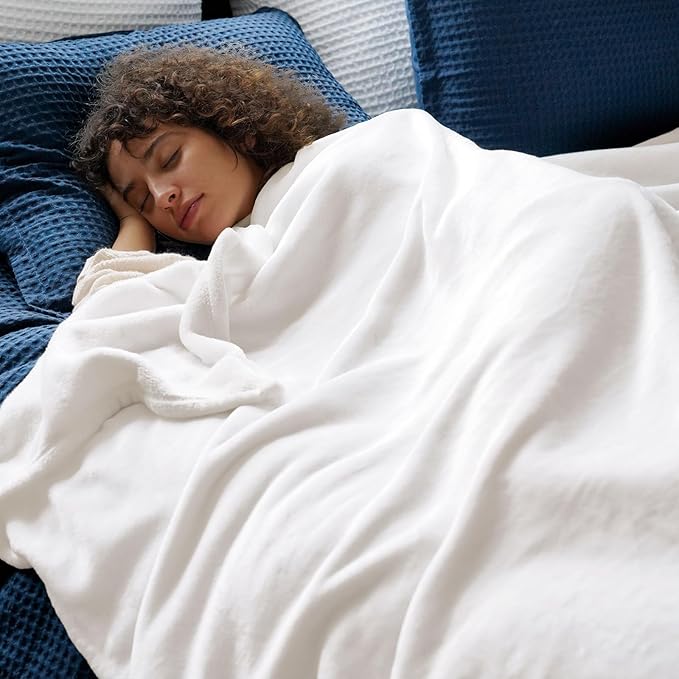 PHF Ultra Soft Fleece Blanket Twin Size, No Shed No Pilling Luxury Plush Cozy - Image 2