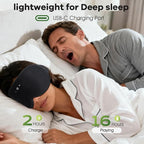 3D Sleep Headphones with Bluetooth 5.4 Sleep Mask, Bamboo Cotton Music Wireless - Image 8
