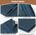 Jack&Chris Leather Passport Holder, Handmade Passport cover, Travel Wallet - Image 4