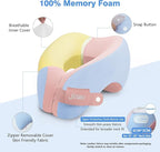 Travel Neck Pillow, Ergonomic Airplane Pillow - Image 6
