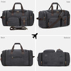 Mens Duffle Bag for Travel 3Pcs Set Travel Bags for Men 60L Expandable Canvas - Image 7