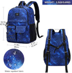 Lohol Galaxy Backpack for Kids Teen Boys Girls, Daypack - Image 3