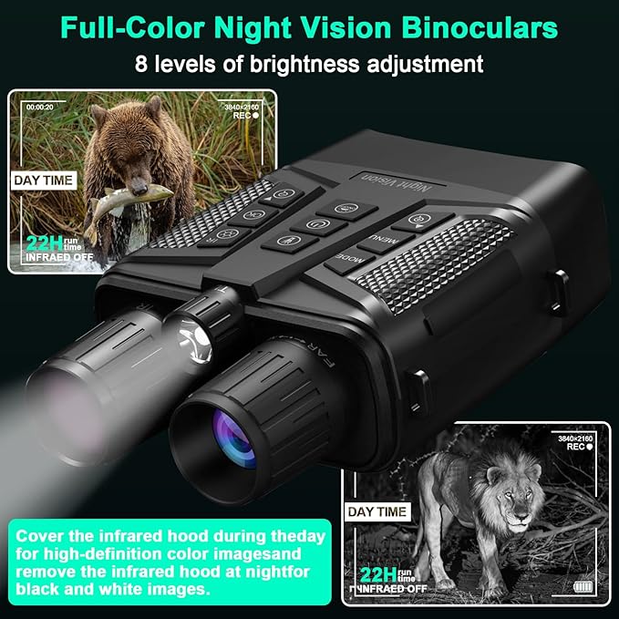 Night Vision Goggles, 4K Night Vision Binoculars - Image 5