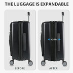 KROSER Hardside Expandable Carry On Luggage 22x14x9 Airline Approved - Image 5
