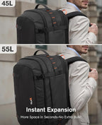 Tolaccea Travel Backpack with Garment Bag, Suit Carry On Backpack, TSA Flight - Image 5