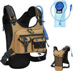 USA Original Patent Running Hydration Vest Backpack, Lightweight Chest Pack by CriuageDirect