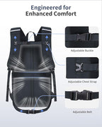 ECOHUB Hiking Backpack 30L Travel Backpack Lightweight Casual Daypack Water - Image 2