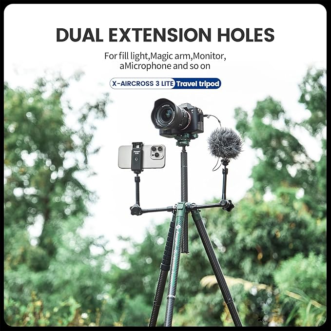 Fotopro Carbon Fiber Tripod 51 Inch 360 Degree Ball Head Quick Release Plate - Image 7