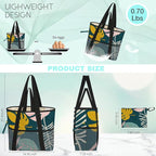 8-Pocket Waterproof Tote for Women -Sandproof Beach Bag - Image 4