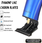 Supreme Trimmer T-Shaper ST5205 | Professional Barber Trimmer Hair Clippers for Men | Cordless Hair Trimmer Zero Gapped Liner Beard Trimmer | Blue DLC
