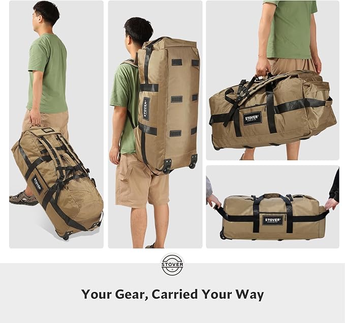 STOVER 80L Rolling Duffel Bag - Image 3