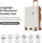 GinzaTravel Luggage Sets 3-Piece Expandable Suitcases - Image 9