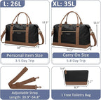 Travel Duffle Bag for Women, Weekender Bags, Hospital Bag for Labor Delivery - Image 2