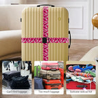2 Pack Luggage Straps for Suitcases, Adjustable Travel Belt - Image 7