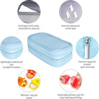 Serfeymi Weekly Travel Pill Organizer 2 Times A Day AM PM Upgraded Rainbow Pill - Image 3