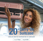 KYME Carry On Luggage 22x14x9 Airline Approved - Image 3