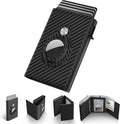 Mens Smart Wallet Card Holder for AirTag: Leather, Compatible by typecase