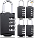 Moxweyeni 5 Pcs 4 Digit Combination Lock Small Combo Luggage Number Locks by Moxweyeni