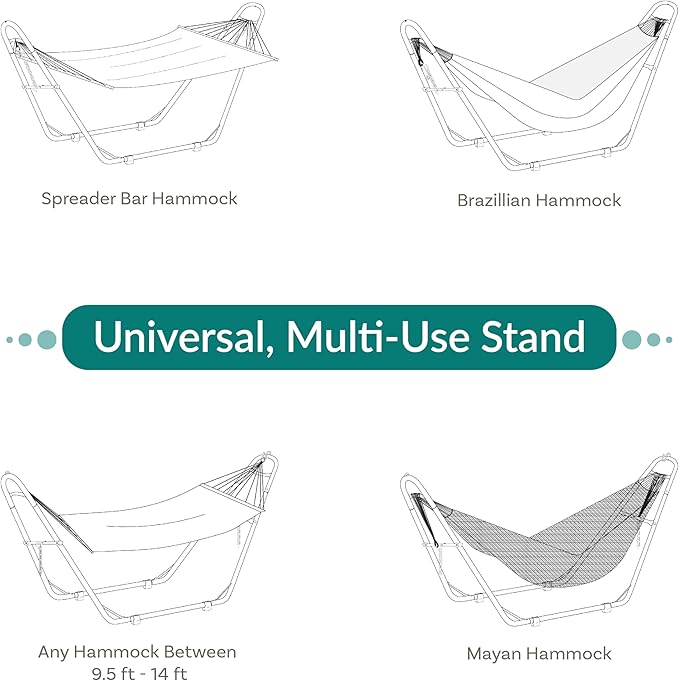 Sunnydaze Universal Double Hammock Stand Only - Image 2