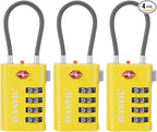 ANVIL 4 Digit Luggage Locks, TSA Locks by ANVIL