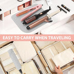 Large Silicone Heat Resistant Mat, Portable Travel Hot Hair Tools Holder Pad for Curling Iron, Flat Iron, Hair Straightener and Other Styling Tools(12.0" x 9.0")