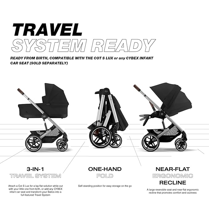 Cybex Balios S Lux Toddler and Baby Stroller - Image 3