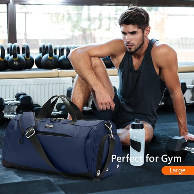 TOPDesign Gym Bag for Women & Men, Unisex Duffel Bag - Image 2