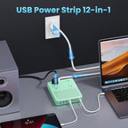 12-in-1 Charging Station USB C Power Strip - Image 3