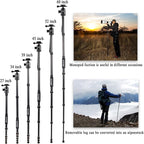 ZoMei Z669 Magnesium Aluminum Alloy Travel Camera Tripod - Image 7