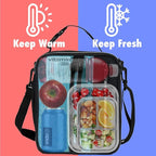 opux Insulated Lunch Box for Men Women Adult, Compact Lunch Bag for Kids Boy - Image 8