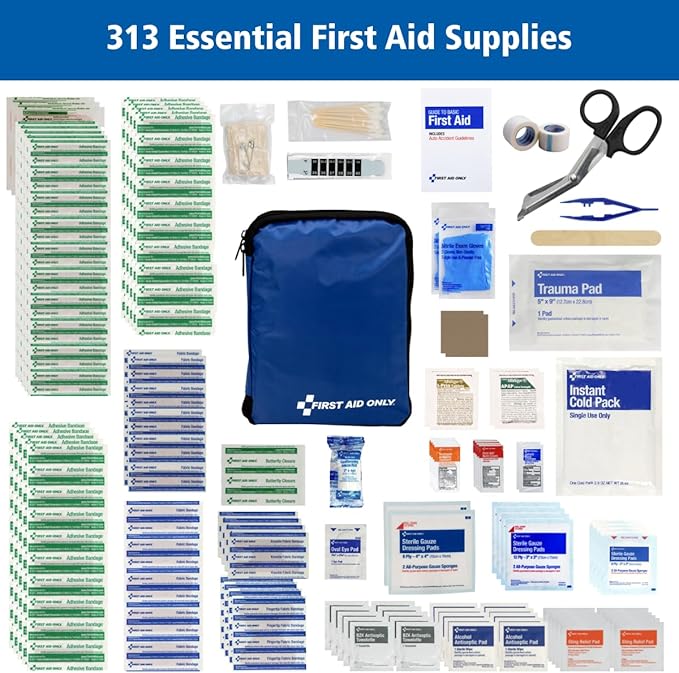 First Aid Only 313 Piece Home & Go Emergency First Aid Kit - Image 4
