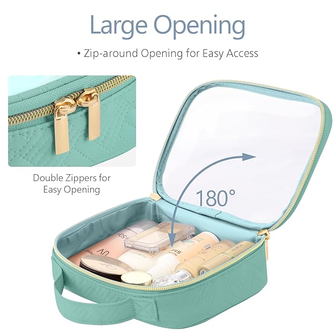 PACKISM TSA Approved Toiletry Bag, 2 Pack Clear Makeup Bags - Image 3