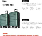 KYME Luggage Sets 2 Piece Hardshell 22"/26" Suitcase - Image 7