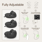 Coop Home Goods AirJustable Travel Neck Pillow, Inflatable, Adjustable Support - Image 3