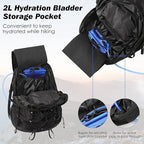 MoKo Hiking Backpack, 40L Large Capacity Camping Backpack - Image 5