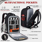 SDYSM Camera Backpack, Hardshell DSLR/SLR Camera Bag - Image 2