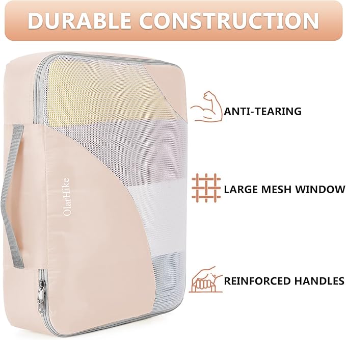 10 Set/8 Set Packing Cubes for Travel, Gifts for Women Mom, Anti-Tearing - Image 4