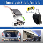 HPZ-PR America Pet Rover Lite Premium Light-Weight Dog/Cat/Pet Stroller Travel - Image 6