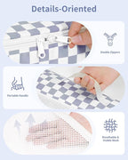 Narwey 7 Set Checkered Packing Cubes - Image 4