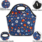 FlowFly Neoprene Kids Lunch box Insulated Soft Bag Mini Cooler Thermal Meal - Image 2
