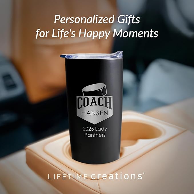 Lifetime Creations Personalized Hockey Coach Tumbler: Custom Hockey Coach Gift - Image 8
