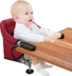 Hook On Chair, Clip on High Chair, Fold-Flat Storage Portable Baby Feeding Seat by Toogel