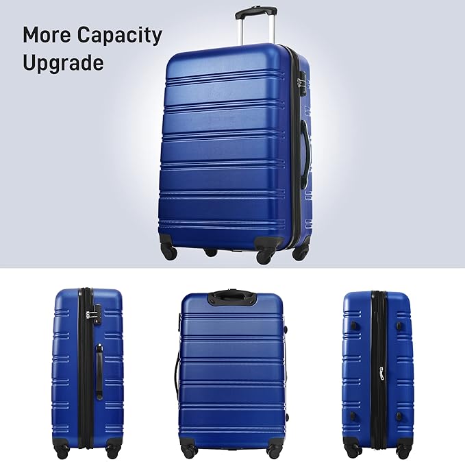Merax Luggage sets of 3 Piece Carry on Luggage Airline Approved, Hard Case - Image 5