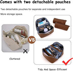 Travel Makeup Bag Organizer Cosmetic Bag: 3 Pcs Set Make up Bags - Image 6