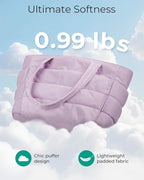 BAGSMART Tote Bag for Women, Lightweight Puffy Tote Bag - Image 5