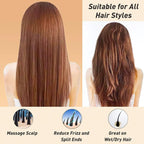 RAIN’S SECRET Mini Hair Brushes for Women Men Kid,Pocket Size hair brush, Wet/Dry Hair Smoothing Massaging Detangling,Scalp Massage, Pocket Detangler for Outing or Travelling