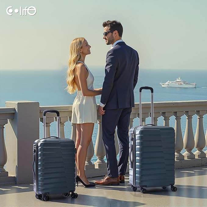 Coolife Carry On Luggage Airline Approved - Image 7