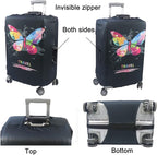MosaiRudo Thicker Luggage Cover Elastic Suitcase Cover Protector Fits 18-32 - Image 4