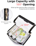 BAGSMART TSA Approved Toiletry Bag, Makeup Cosmetic Pouch Bag - Image 4